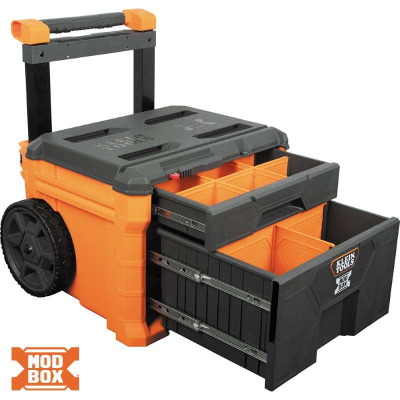 Rolling Tool Box, MODbox™, Two Drawer, 22.3" x 44" x 23.5"