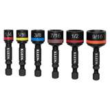 Magnetic Power Nut Setters Set, SAE, 6 Piece, Steel Alloy, 2" Shaft redirect to product page