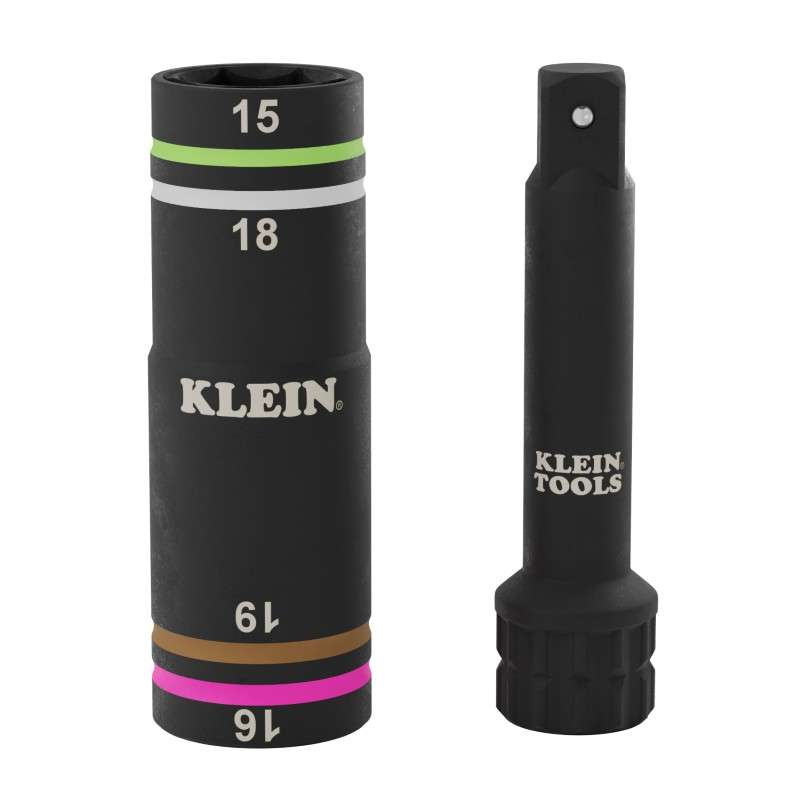 Impact Flip Socket Set, KNECT™ Quad-4, Heavy Duty, Metric, 2 Pieces, 1"