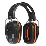 Wireless Earmuffs, Slim, Bluetooth®, 23dB, Black/Orange, 5.7" x 8.3" x 3.8" redirect to product page