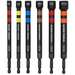 Magnetic Hollow Color-Coded Power Nut Drivers Set, 6-Piece