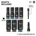KNECT™ Deep-Well 3/8-Inch Drive Impact Socket Set, Metric, 9-Piece