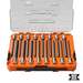 Long Hex Bit Socket Set, SAE and Metric, 16-Piece