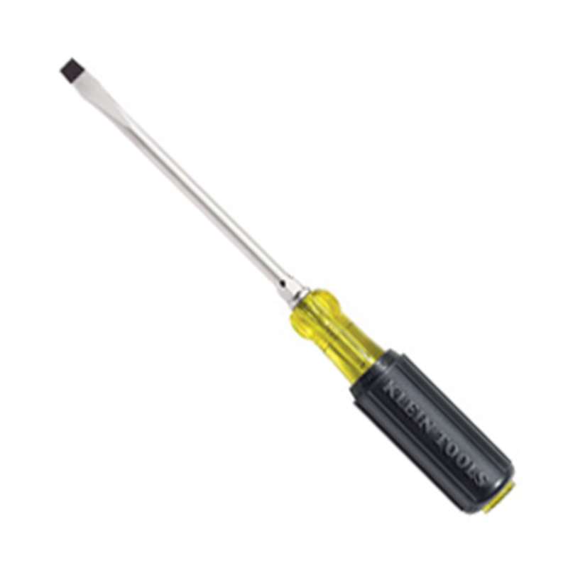 Heavy-Duty Slotted Keystone Tip Screwdriver with Cushion Grip, 5/16" x 10-15/16" Long