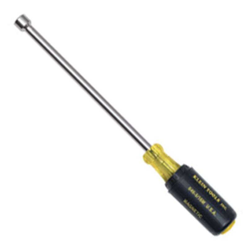 Magnetic Tip Nut Driver with Cushion Grip, 5/16" x 9-3/4" Long