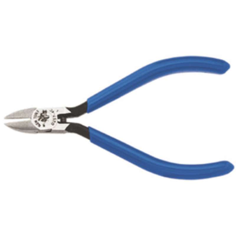 Midget Diagonal Cutting Pliers with Semi-Flush Tapered Nose, Spring-Load, 4"