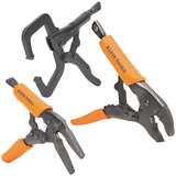 Locking Pliers Set, C-Clamp, Long Nose, Curved Jaw, 3-Piece redirect to product page