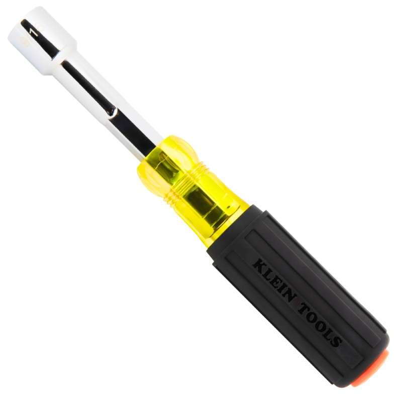 9/16" Magnetic Nutdriver, 8.5" OAL, Color-Coded, Hollow-Shaft, Steel