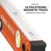 Magnetic Box Beam Level, 3 Vial, 24-Inch