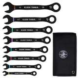 Ratcheting Combination Wrench Set, Metric, 90-Tooth, 8-Piece redirect to product page
