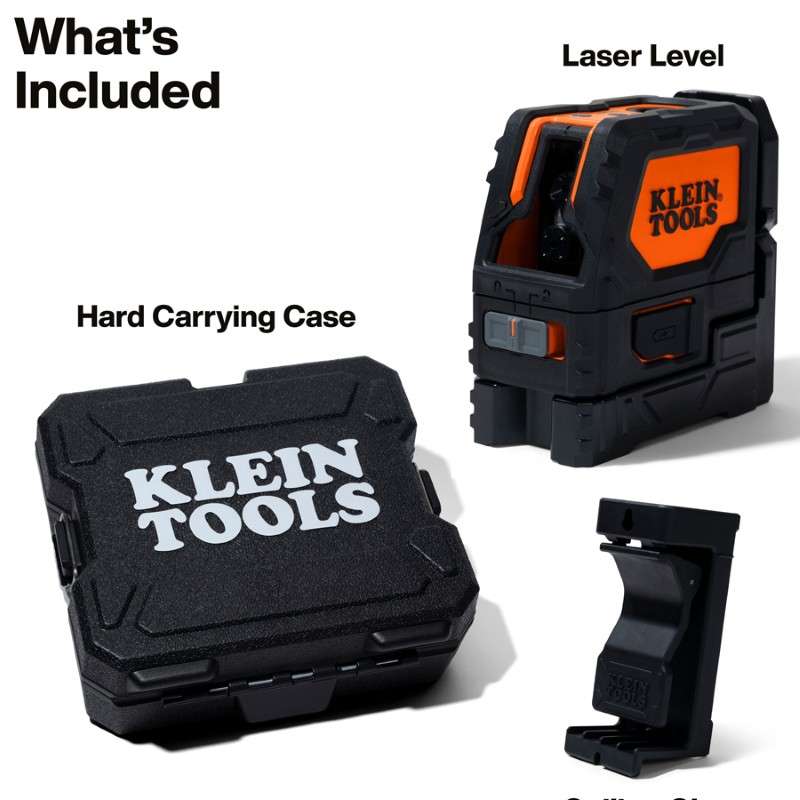 Laser Level, Self-Leveling Red Cross-Line Level and Red Plumb Spot