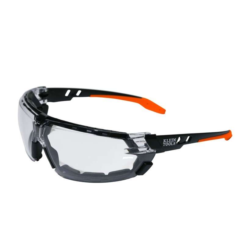 Low-Profile Gasket Safety Glasses, Clear Lens