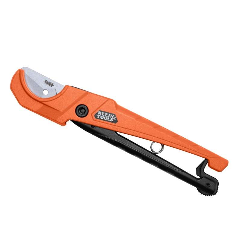Compact PEX Pipe and Tubing Cutter, 1-1/4", Reversible Blade, Locking Latch