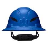 Class E Type-2 Hard Hat, Non-Vented Full Brim Style with Strap, Blue redirect to product page