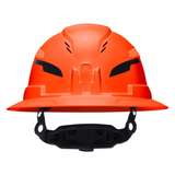 Class C Type-2 Hard Hat, Vented Full Brim with Strap, Orange redirect to product page