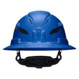 Class C Type-2 Hard Hat, Vented Full Brim with Strap, Blue redirect to product page