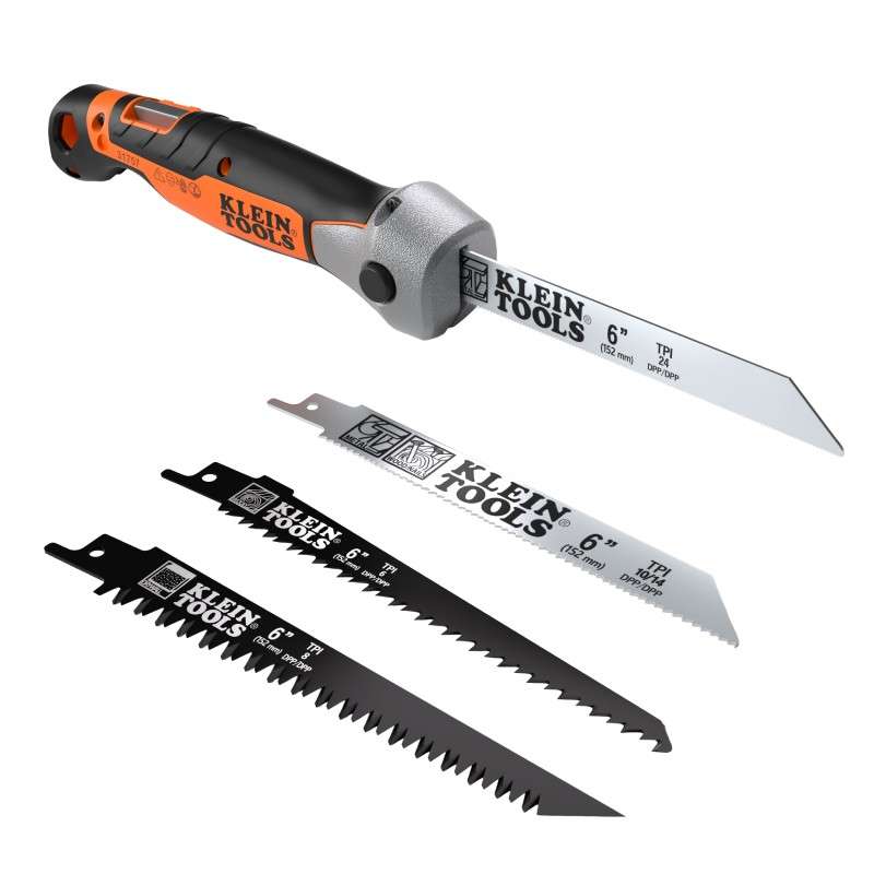 Folding Jab Saw, Multi-Purpose, 6" Blade, Bi-Metal, Alloy Steel, Incl 4 Blades