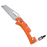 Electrician Pocket Knife, w/Driver, Double-Ended Bit, Stainless Steel Blade redirect to product page