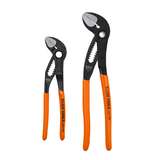 Pump Pliers Set, Straight Jaw, Quick-Adjust, Alloy Steel, 7", 10", 2 Pieces redirect to product page