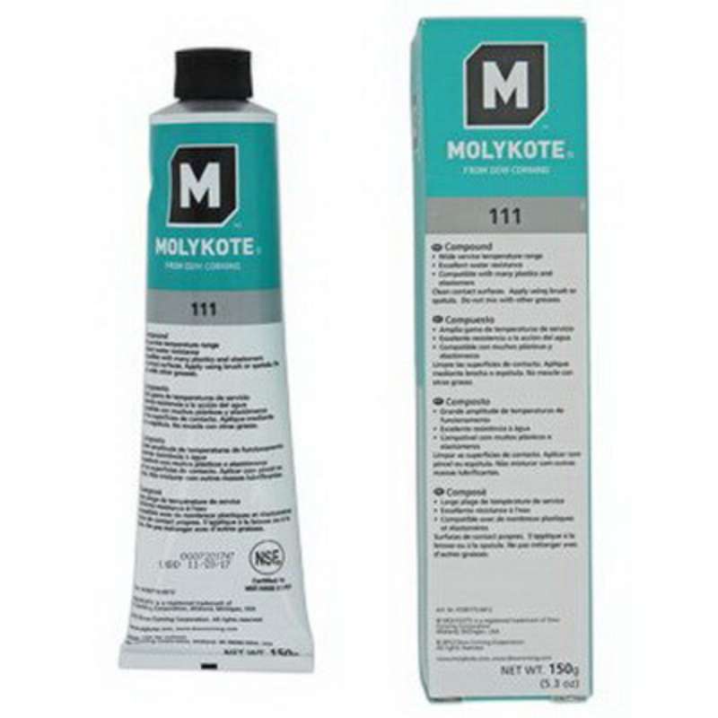 Molykote® 111 Silicone Compound, 5.3 oz, Translucent White