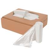 LLD Can Liners, Linear Low-Density Coreless Rolls, Clear, 38" x 58 1.5mil, 100 per Carton redirect to product page