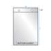 Clear Poly Bags on Wickets, 11 x 18" + 4"Bags x 1 Mil, 1000 per Case
