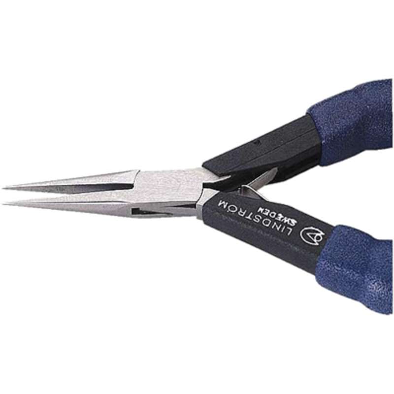HS Series ESD-Safe Cushioned Ergonomic Grips Long Nose Plier, Smooth Jaws, 6.6"