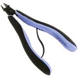 ESD-Safe Tapered Relieved Head Micro-Bevel Cutters with Cushion Grip Handles, 5-3/8" Long redirect to product page