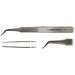 Lindstrom® SMD Grooved Stainless Steel Tweezer, 4.72 in