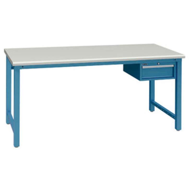 ESD-Safe Workbench with One 5-3/4" Drawer, Classic Blue, 30 x 60"