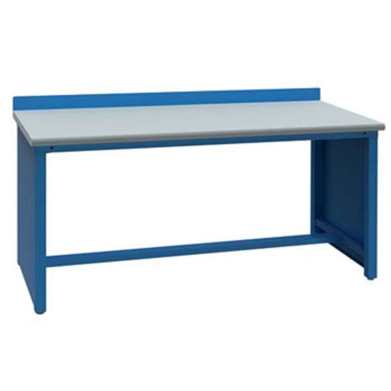 ESD-Safe Workbench with Stringer, Bright Blue, 30 x 60"