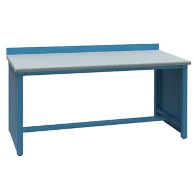 ESD-Safe Workbench with Stringer, Classic Blue, 30 x 72"