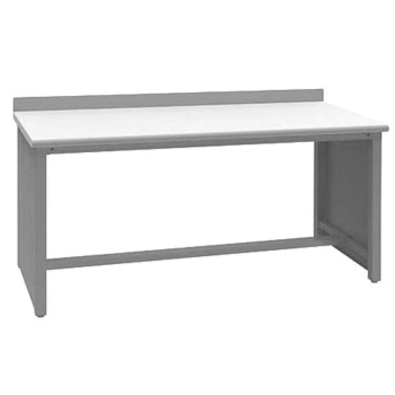 ESD-Safe Workbench with Stringer, Light Grey, 30 x 60"