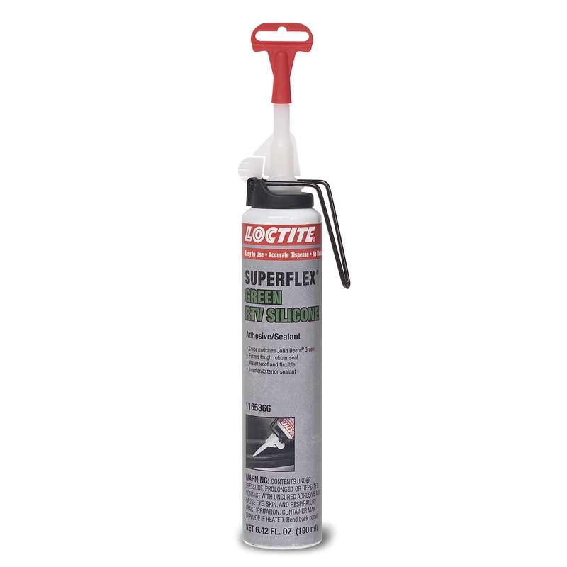 LOCTITE® Superflex® RTV1165866 Equipment Silicone Adhesive Sealant, 190 mL, Green  6/CA