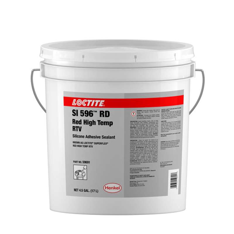 Superflex® Red High Temp RTV, Silicone Adhesive Sealant, 40 lb. Net Wt. Pail