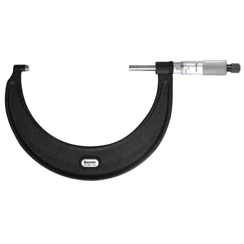 Outside Micrometer, Mechanical, 4"-5" Range, 0.0001" Graduations