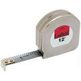 Mezurall® Chrome Clad® Measuring Tape, Reads in Inches w/ 1/10 Inch Scale, 1/2" x 12' redirect to product page