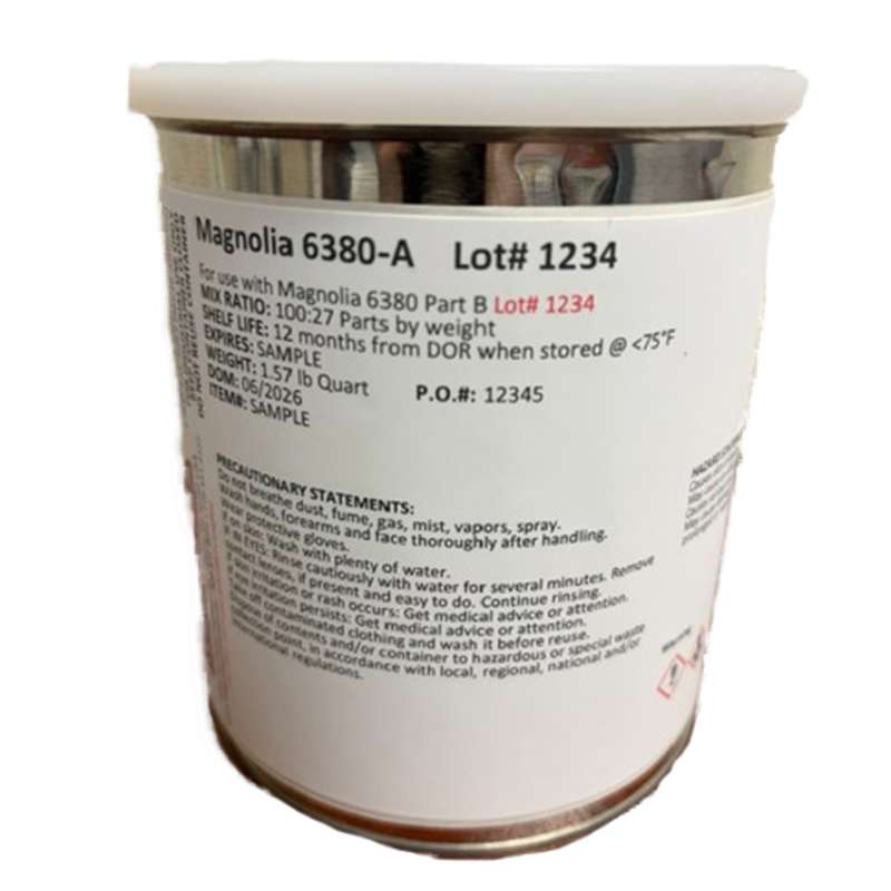 Magnobond 6380 A/B, Epoxy Adhesive Shim System, 1 Quart Kit