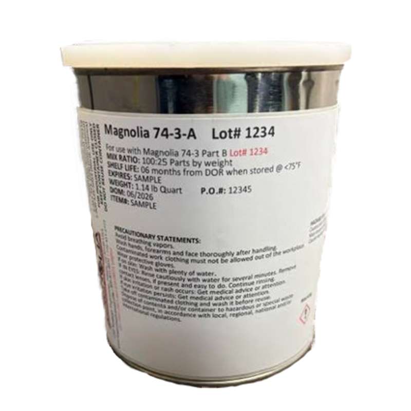 Magnobond 74-3 A/B, Thixotropic, Fire Resistant, Two-Part Epoxy, 1 Quart Kit