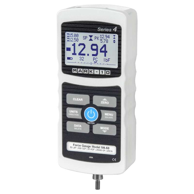 4 Series Force Gauge, 1 lbF / 16 ozF / 500 gF / 0.5 kgF / 5 N / 5000 mN