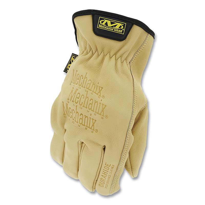 Gloves, Cow Driver, Durahide, Water Resistance, Women's Small, Brown