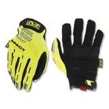 Safety Gloves, Hi-Viz, M-Pact, Thermoplastic Rubber, Medium, Yellow redirect to product page