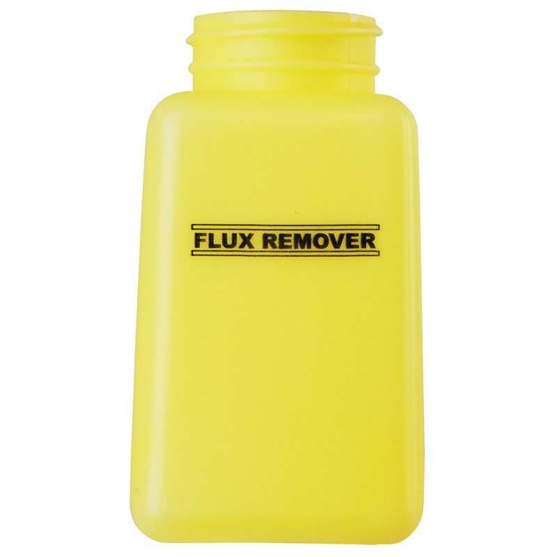 ESD-Safe Yellow durAstatic™ Flux Remover Solvent Dispenser Bottle without Pump Top, 6 oz
