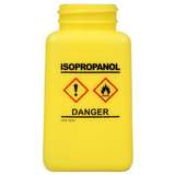 durAstatic™ ESD-Safe Isopropyl Alcohol Solvent Dispenser Bottle with HCS Label and No Lid, Yellow, 6 oz. redirect to product page