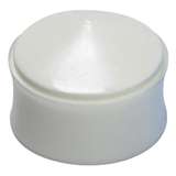 Wiper Syringe Piston, White, 3cc, 50 per Pack redirect to product page