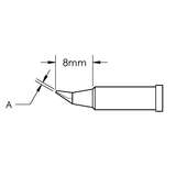 GT Solder Tip, T4, Conical, Bent, (Ø X L) 0.2 x 8mm redirect to product page