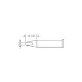 GT Solder Tip, T6, Chisel, (W x L) 1.4 x 10mm redirect to product page