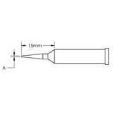 GT Solder Tip, T6, Conical, Sharp, (Ø X L) 0.2 x 15mm redirect to product page