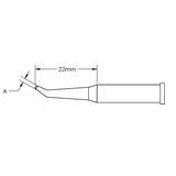 GT Solder Tip, T6, Conical, Bent, Reach, (Ø X L) 1.3 x 22mm redirect to product page
