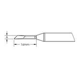 GT Cartridge, Knife, (W X L) 2.5 x 16mm, 45° redirect to product page